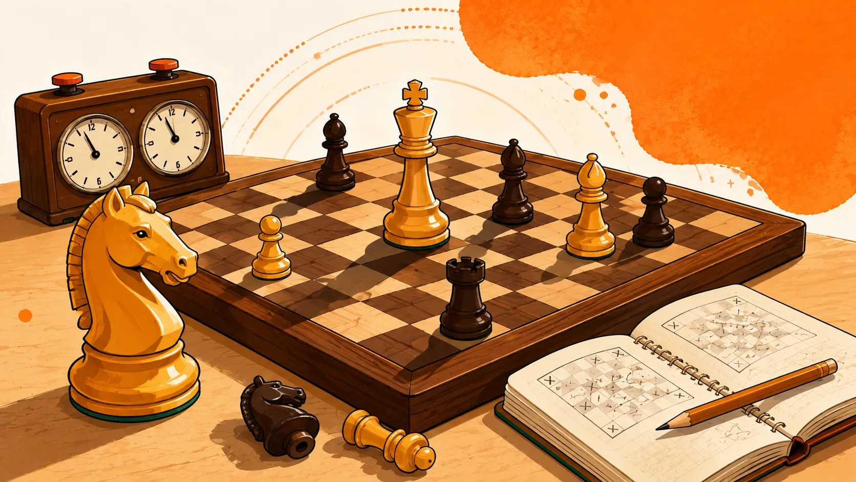Chess class at B.P. Jain Skill Development Centre