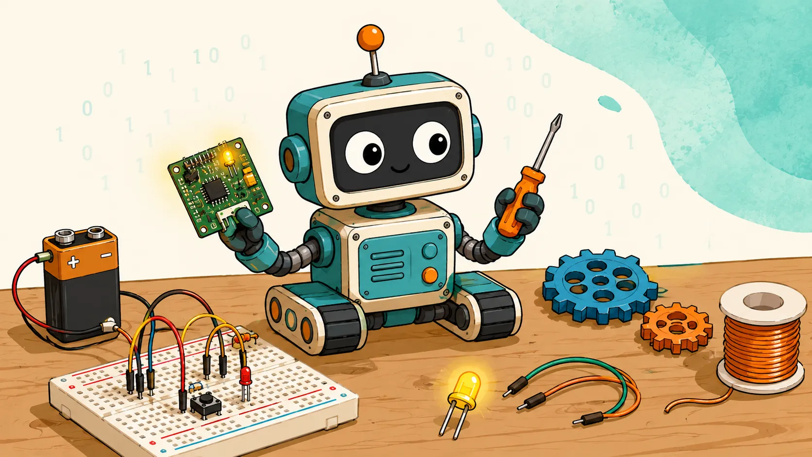 Robotics class at B.P. Jain Skill Development Centre