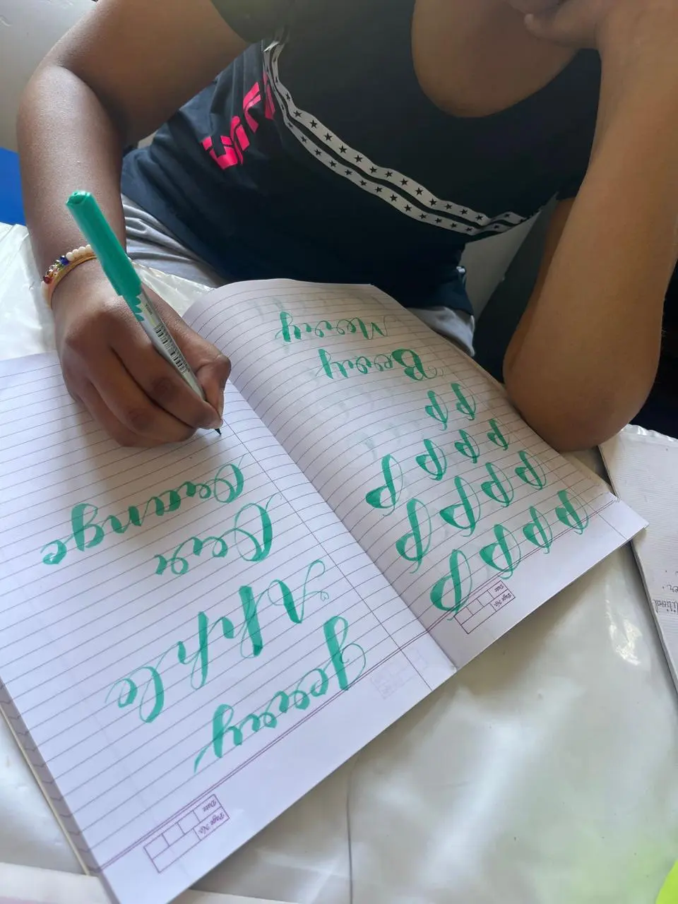 Calligraphy session photo 3