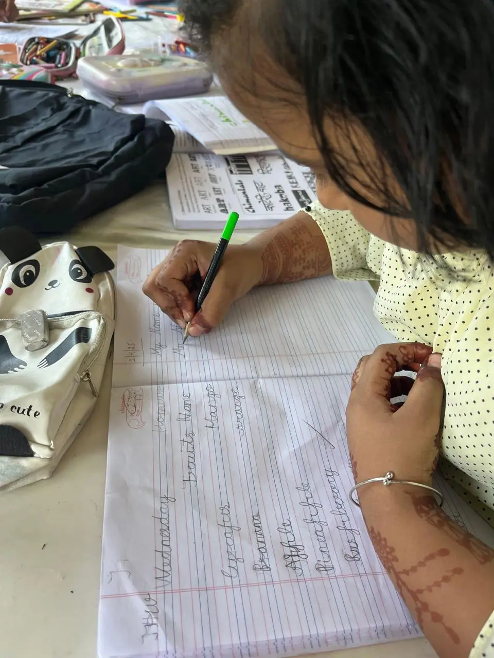 Calligraphy session photo 4