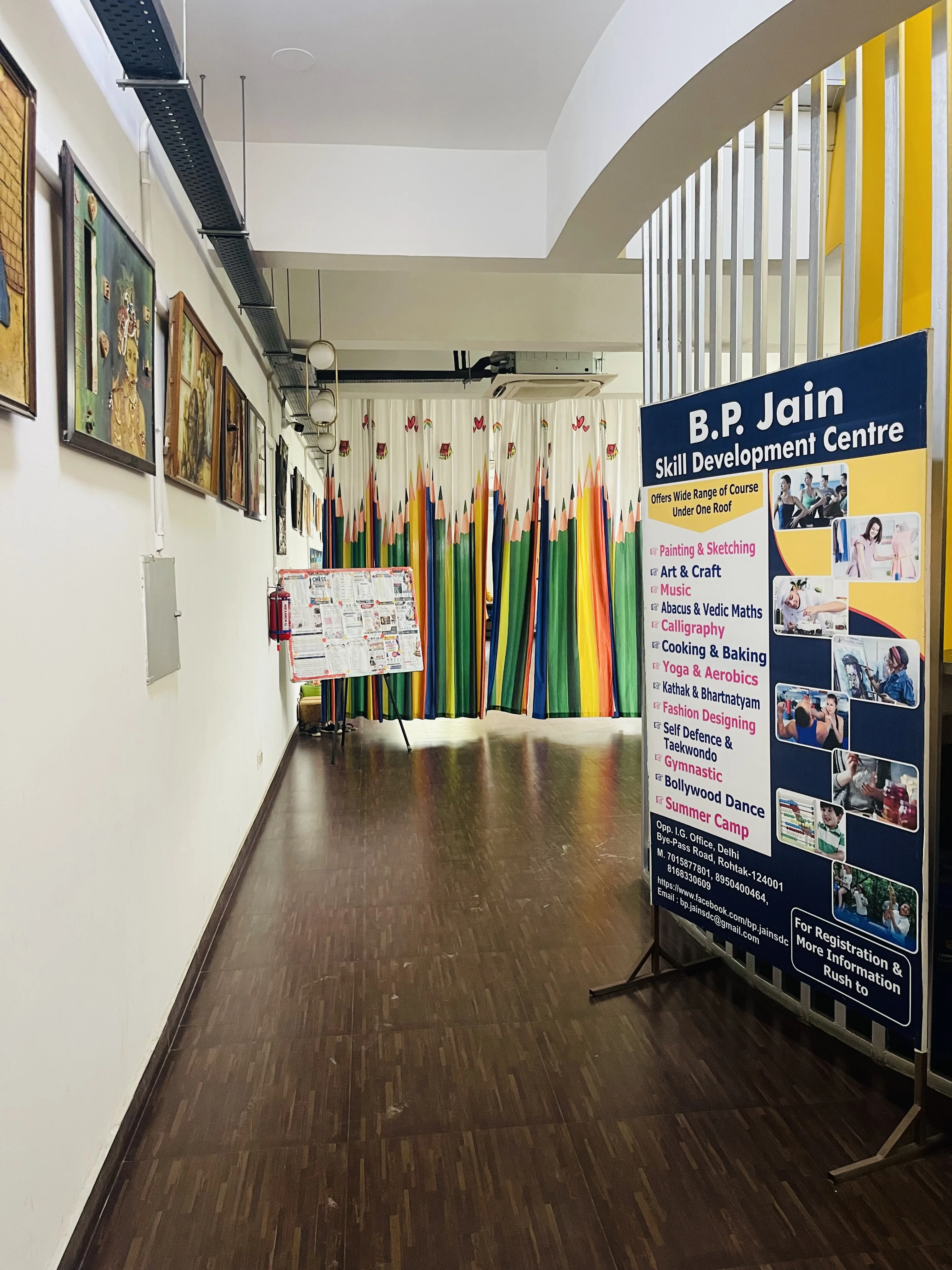Inspiration on every wall at B.P. Jain Skill Development Centre