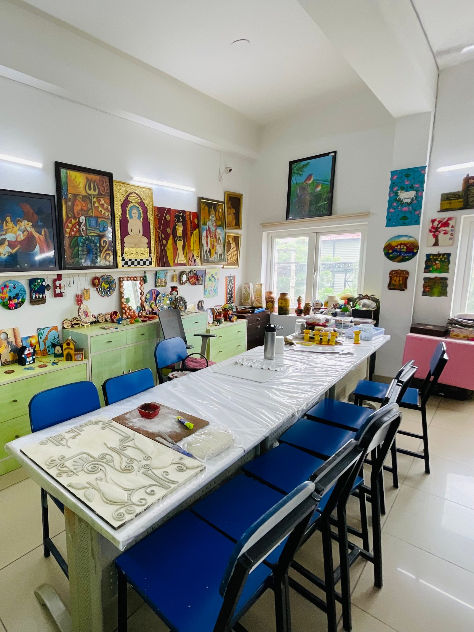 A room ready for making at B.P. Jain Skill Development Centre